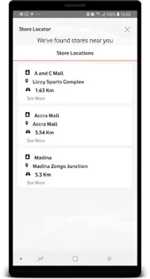 My Vodafone (Ghana) android App screenshot 1